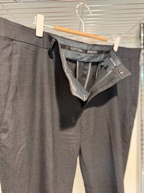 Kenneth Cole Dark Gray Men's Dress Pants